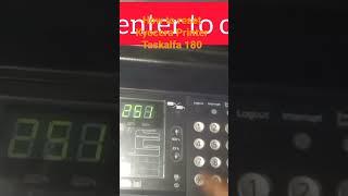 Reset Kyocera printer taskalfa 180 All Error