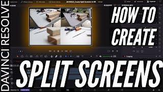 Split Screen for Multiple Clips in Davinci Resolve