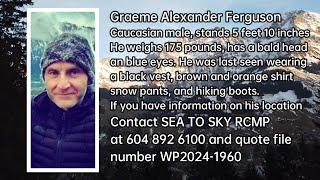 MISSING IN BC...Graeme Alexander Ferguson