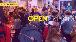 Open Events Return To East Sussex College Lewes! ||