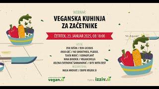 Webinar: Veganska kuhinja za začetnike [23. 1. 2025]