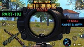 PUBG MOBILE | RON IS INSANE "14 KILLS" WITH Kar98K & AWM 2400+ DAMAGE IN WAR MODE