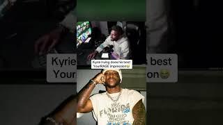 Kyrie Irving does his best YourRAGE impression #kyrie #kyrieirving #yrg #yourrage #shorts