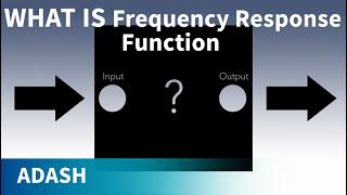 What is frequency response function (FRF) - simple explanation