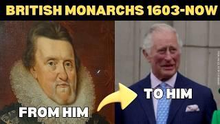 ALL THE BRITISH MONARCHS 1603-NOW | History of the British monarchy | Royal history documentary