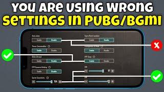 STOP Using These Wrong Settings Before 2025 | BEST Pro Settings Guide | Bgmi / Pubg Mobile