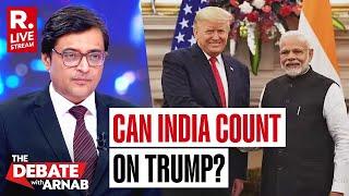 Debate With Arnab LIVE: Will Trump Work For Indian Interests After Sweeping Win?