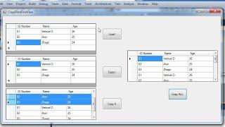 How to copy datas one gridview to another gridview