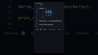 Extracting Keys from an Associative Array  #coding #programming #phpdeveloper #php #shorts