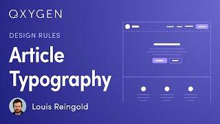 Design Rules: Typography Tips For Readable Long-Form Content