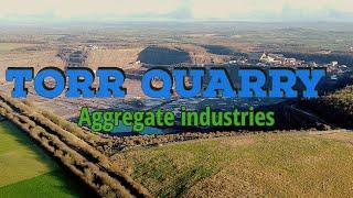 TORR Works Quarry (merehead) . Mendip rail aggregate industries