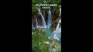 Discover the Breathtaking Beauty of Plitvice Lakes in Under a Minute!  #croatia #travel #shorts