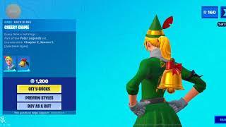 New snowbell skin!item shop for December 23 2020