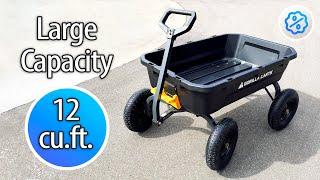 Ultimate Garden Tool Review: Gorilla Carts - Super Heavy-Duty Poly Dump Garden Carts - Product Video