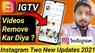 Instagram IGTV Option Not Showing | Instagram New Updates 2022 | IGTV Not Showing On Instagram