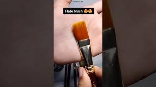 Round Brush,Flat brush ️| all brush set | unboxing video  #shorts #painting #brush