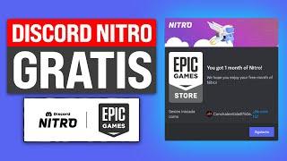 DISCORD está REGALANDO 1 Mes de NITRO GRATIS  (EPIC GAMES)