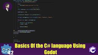 Basics of the C# Language Using Godot 4.2