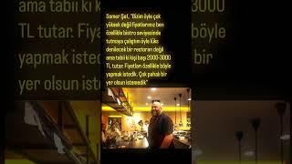 SOMER ŞEF RESTORANI HAKKINDA KONUSTU BİZİM FİYATLARIMIZ COK YÜKSEL DEĞİL AMA #masterchef #magazin