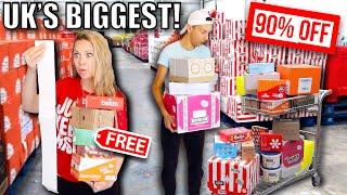 SHOPPING at the UK'S BIGGEST discount FOOD STORE!!  Roger's Wholesale Manchester! 90% OFF