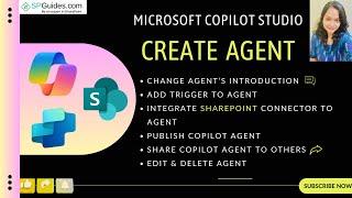 How to Create an Agent With Microsoft Copilot Studio | Copilot Studio Agent [Step-By-Step]