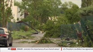 Weather Events - Record heatwave & tornadoes (Europe) - BBC&Sky - 22nd May 2022