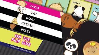 Taco Cat Goat Cheese Pizza: On the Flip Side | Dolphin Hat Games