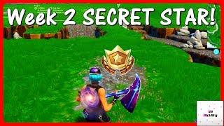 Season 10 Week 2 SECRET Battle Star Location! (Shootout At Sundown) | Fortnite