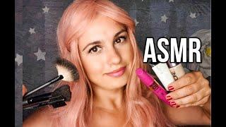 ASMR Сделаю тебе  МАКИЯЖ на праздник. АСМР Makeup Персональное внимание.