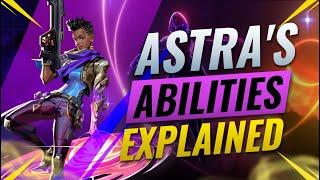 NEW AGENT ASTRA: ALL ABILITIES REVEALED & EXPLAINED - Valorant