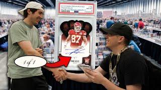 Buying a Travis Kelce 1/1 Rookie Auto At The Dallas Card Show 