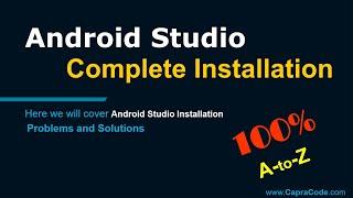 Complete Installation Android Studio & Setup | Android Tutorials in Urdu/Hindi