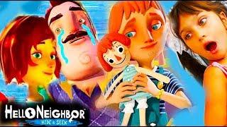 СПАСЛИ ДОЧЬ СОСЕДА! Дети Соседа Играют в Прятки Hello Neighbor Hide And Seek ПРИВЕТ СОСЕД Валеришка