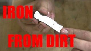 Blacksmithing- Forging Iron from Iron Ore (Experiment)