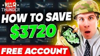 War Thunder FREE Account PREMIUM VEHICLES FOR ALLWar Thunder Accounts with FREE JETS