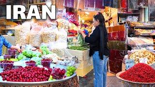 Grocery and Spices in IRAN Bazaars | Walking in Isfahan Grand Bazaar and Tehran Market