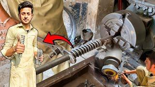 Turning Springs by Hand: A Masterclass in Lathe | Step-by-Step Guide by Skilled Young Craftsmanship