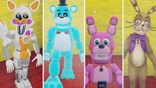 06 Animatronics ESCONDIDOS no Roblox Fazbears Animatronic Factory Roleplay!