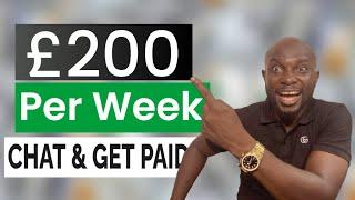 GET PAID £200/Week For Sending Message Online As Chat Operator | Remote Jobs and Work From Home