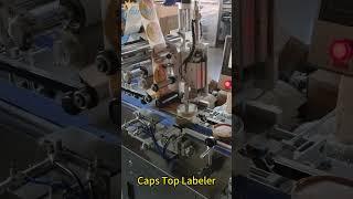 Otomatik kapak üstü etiketleme makinesi şirket fabrikası