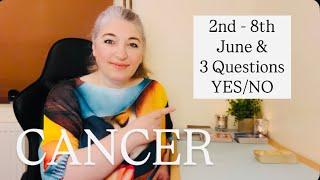 CANCER ⭐️”This Is INCREDIBLE! The Best Reading I Have EVER Done For YOU!” 2nd - 8th June