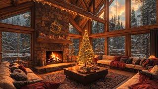 Cozy Christmas Ambience with Relaxing Christmas Jazz Music 2025  Jazz Relaxing Music to Study, Work