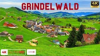 Grindelwald Switzerland : A Scenic Swiss Village Tour in 4K | The Most Beautiful Swiss Village