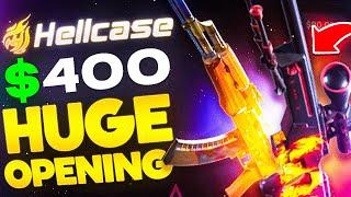 400$ HUGE CASE OPENING ON HELLCASE | HELLCASE PROMO CODE 2024 |