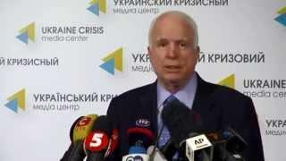 McCain urges West to avert 'landlocked Ukraine'