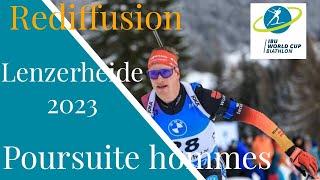 BIATHLON 2023 POURSUITE HOMMES LENZERHEIDE 2023