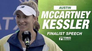 McCartney Kessler Austin Finalist Speech | 2025 Austin