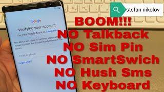 BOOM!!! Samsung Note8 SM-N950F Android 9 All Binary. Remove Google Account Bypass FRP.