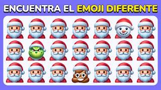 Encuentra el Diferente - Edición Navideña ️ | Fácil, Medio, Difícil, Experto - Quiz de Emojis