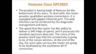 Cisco DPC3825  Wireless Router